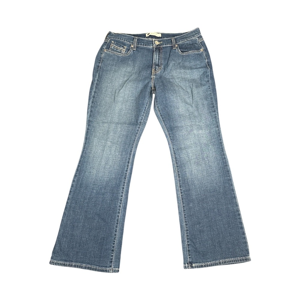 Levis 515 Boot Cut Jeans Womens 12 S/C Medium Wash Denim Mid Rise Stretch